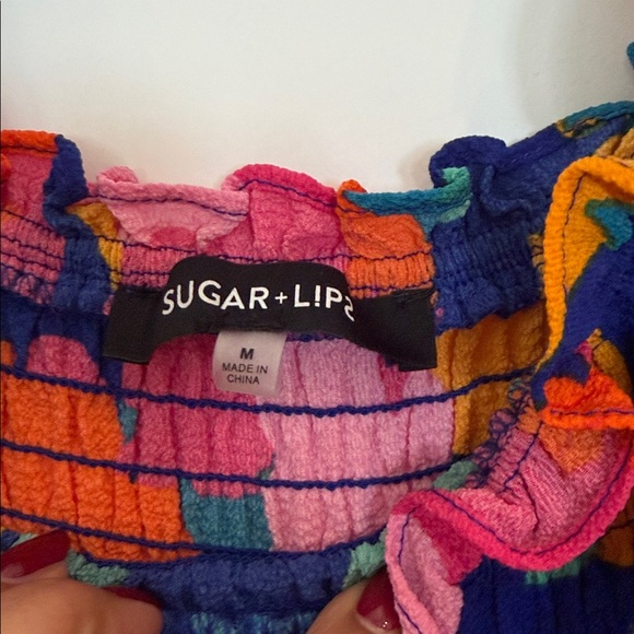 Sugarlips Multicolor Ruffle Dress - Picture 2 of 3